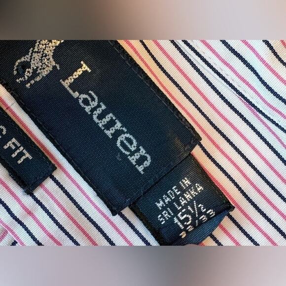 Ralph Lauren Classic Fit Men’s Dress Shirt Button Down Collared - Picture 4 of 8